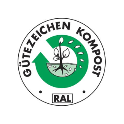 Siegel Gütezeichen Kompost der RAL-Gütesicherung für gütegesicherten Kompost aus Adorf bei Chemnitz